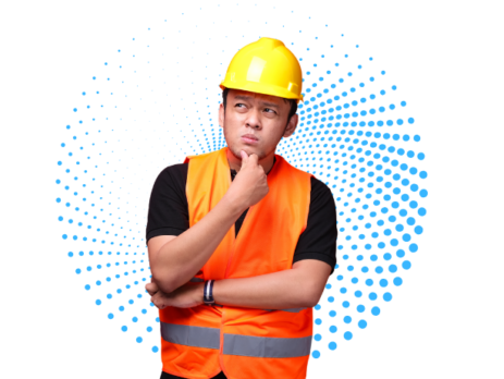 Man thinking about which is the best material handling equipment suppliers in world