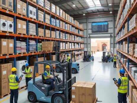 Machinex forklift in warehouse